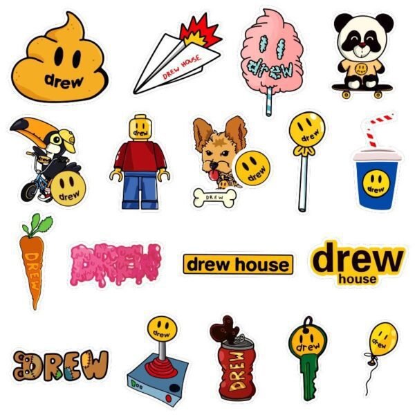 justin bieber drew stickers